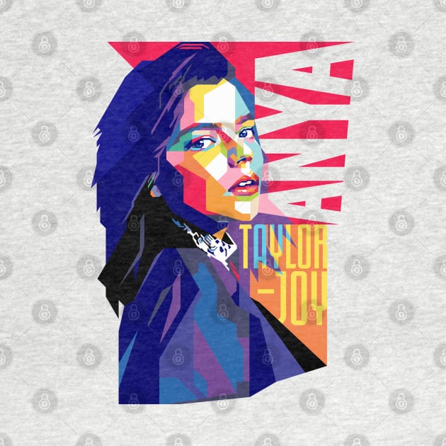 Anya Taylor-Joy Pop Art by Laksana Ardie Store